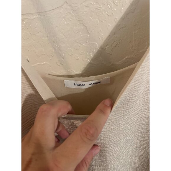 Samsoe Judith Drop Waist Ruffle Bottom Boho Dress - Picture 6 of 11